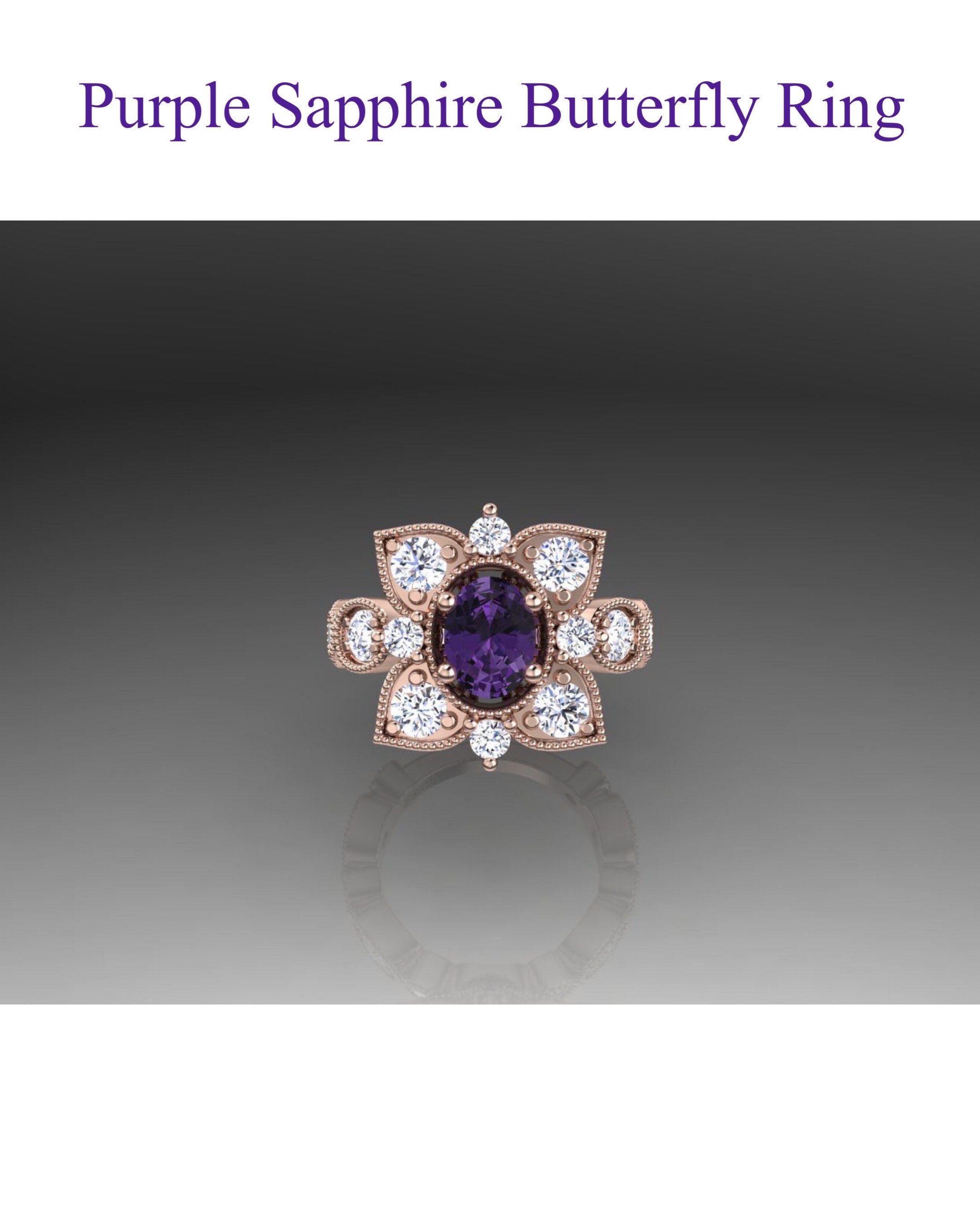 Custom Butterfly Ring