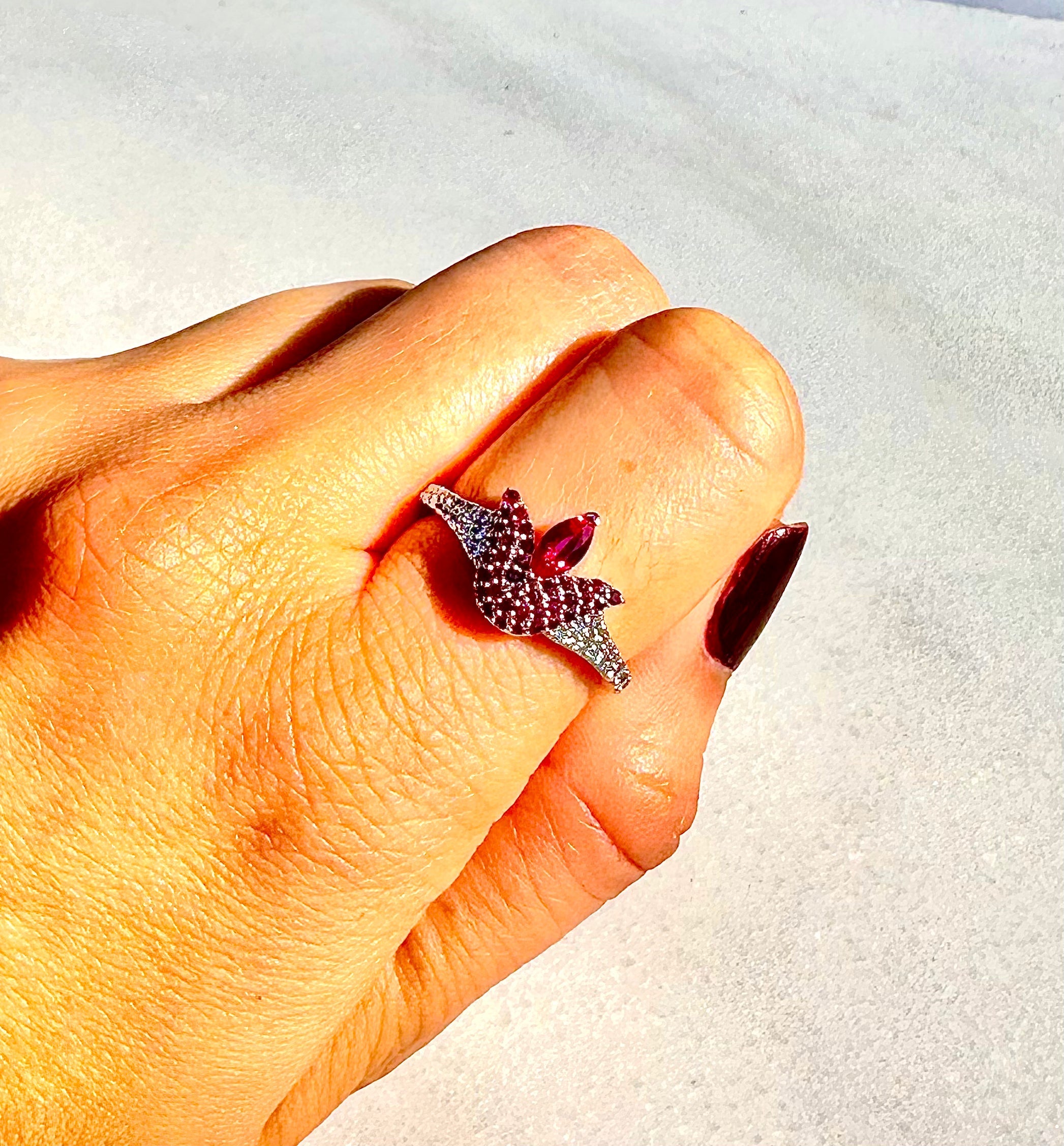 Turning Dream Rings Into Reality: A Custom Ruby Tulip Ring by Jewels by Jess