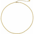 14K Yellow Gold-Filled 3 mm Bead 16" Necklace