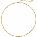 14K Yellow Gold-Filled 3 mm Bead 16" Necklace