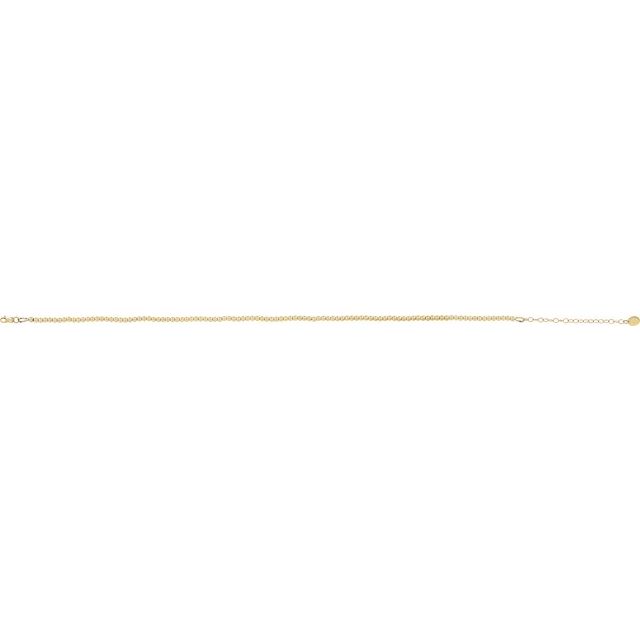14K Yellow Gold-Filled 3 mm Bead 16" Necklace