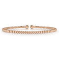 Pre-owned | 14K Rose Gold Bujukan Split Bangle