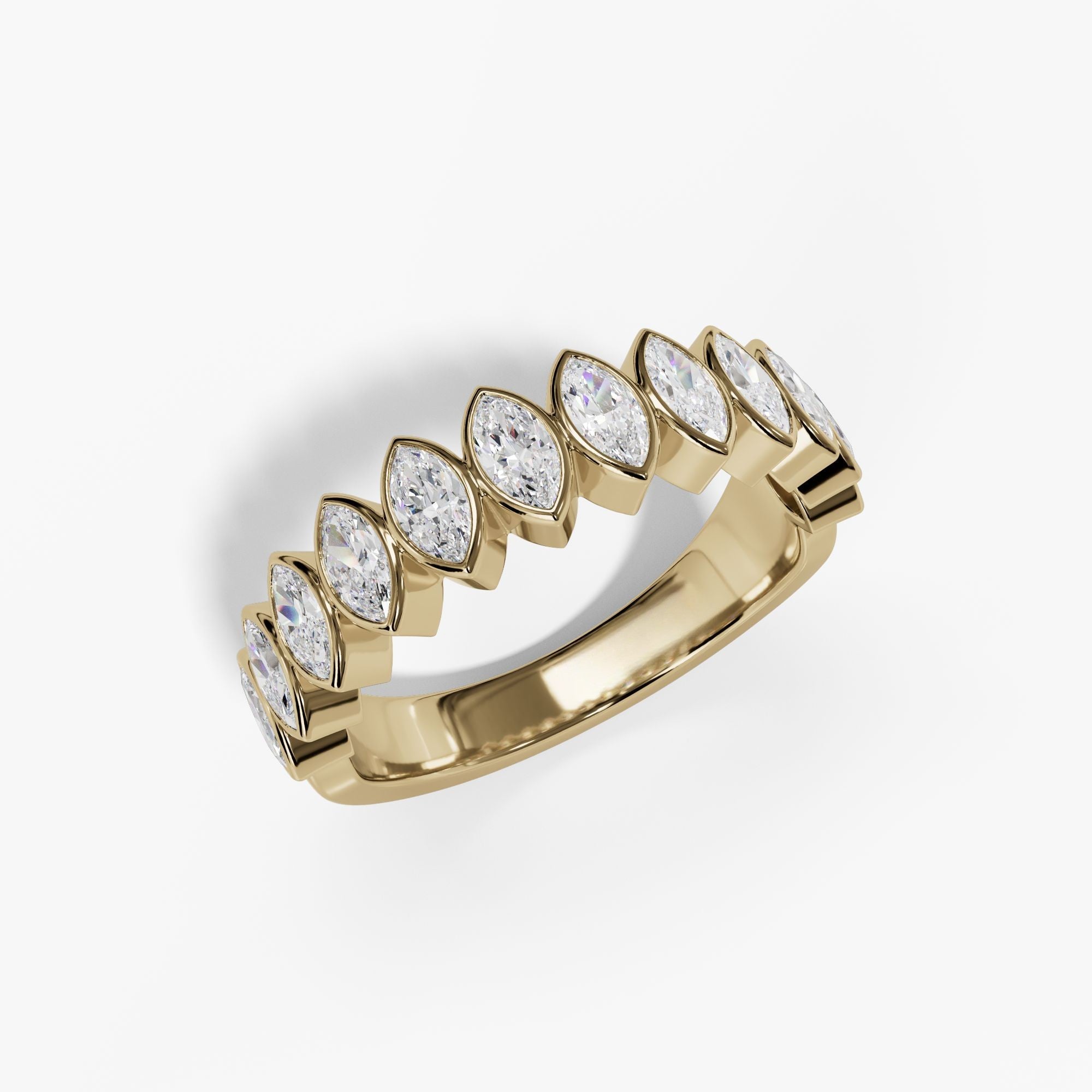 14K Grand Marquise Stackable Diamond Band 0.50 ct