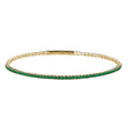 Gold Vermeil May Birthstone Flex Bracelet
