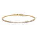 Gold Vermeil April Birthstone Flex Bracelet