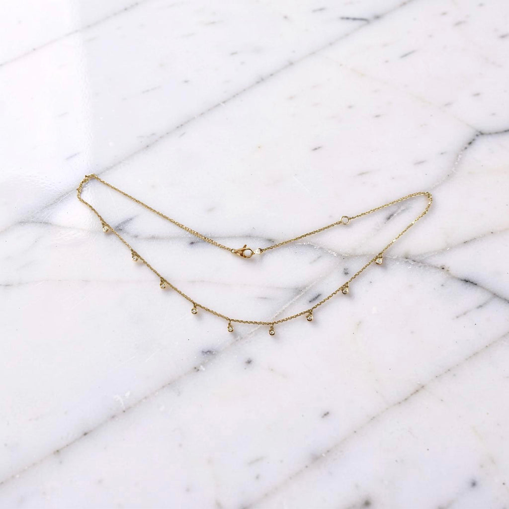 Diamond ''Bib'' Necklace
