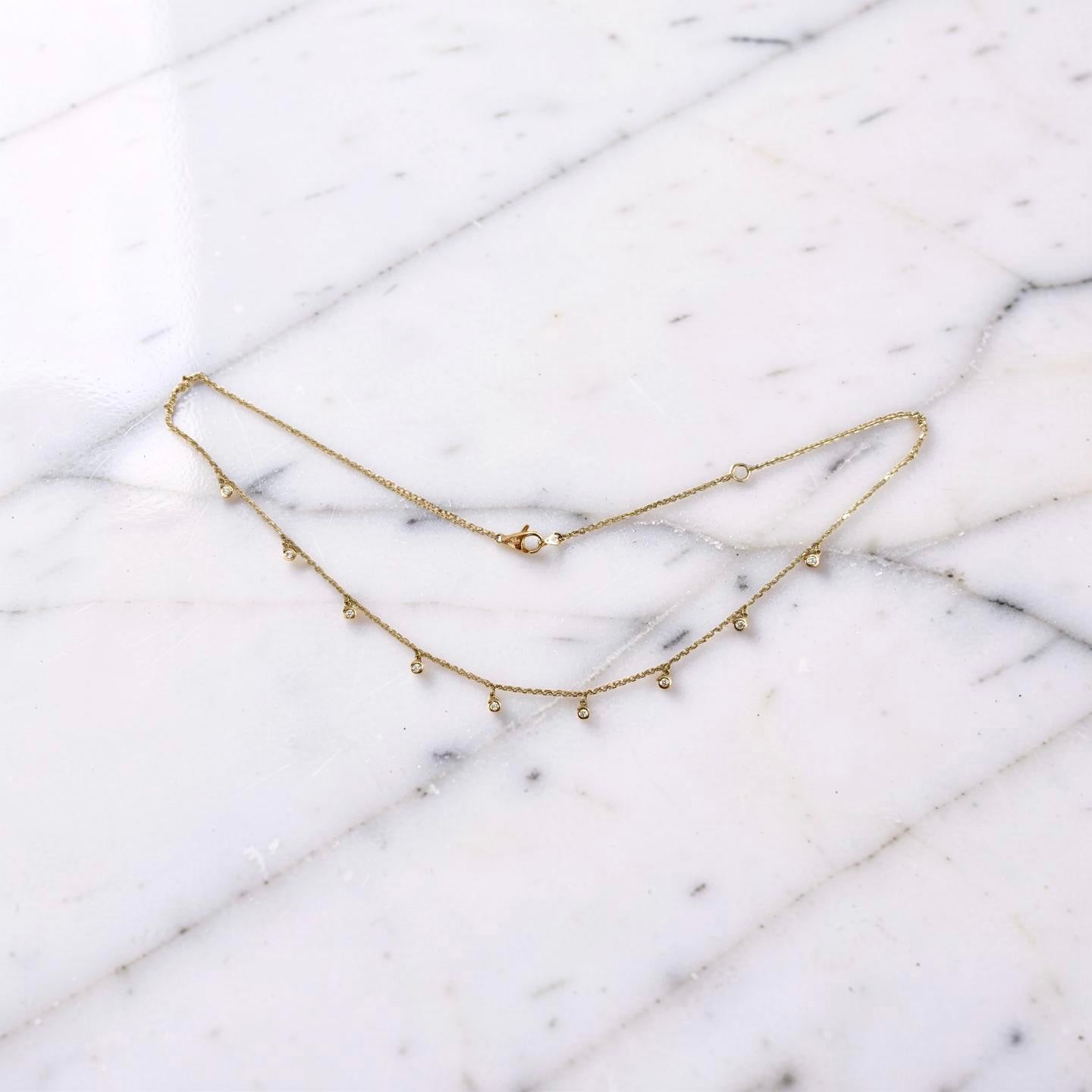 Diamond ''Bib'' Necklace