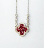 Ruby & Diamond Pendant Necklace