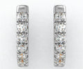 14W 0.12 ct Diamond Huggies